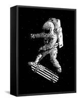 Kickflip in Space-Robert Farkas-Framed Stretched Canvas