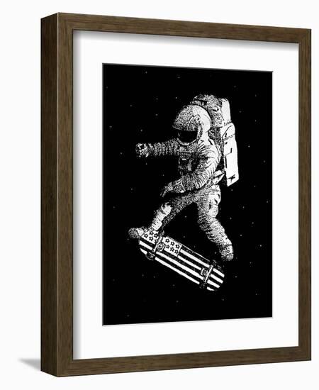 Kickflip in Space-Robert Farkas-Framed Giclee Print