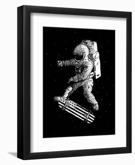 Kickflip in Space-Robert Farkas-Framed Giclee Print