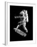 Kickflip in Space-Robert Farkas-Framed Giclee Print