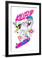 Kickflip Wolf-Robert Farkas-Framed Art Print