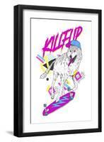 Kickflip Wolf-Robert Farkas-Framed Giclee Print