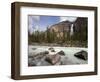 Kicking Horse River and Takakkaw Falls, Yoho National Park, UNESCO World Heritage Site, British Col-Martin Child-Framed Photographic Print