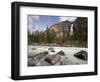 Kicking Horse River and Takakkaw Falls, Yoho National Park, UNESCO World Heritage Site, British Col-Martin Child-Framed Photographic Print