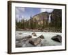 Kicking Horse River and Takakkaw Falls, Yoho National Park, UNESCO World Heritage Site, British Col-Martin Child-Framed Photographic Print