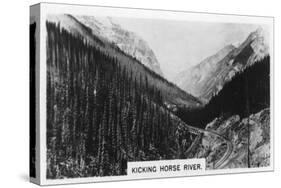 Kicking Horse River, British Columbia, Canada, C1920s-null-Stretched Canvas