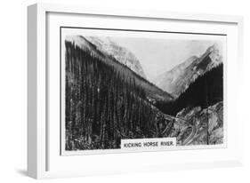 Kicking Horse River, British Columbia, Canada, C1920s-null-Framed Giclee Print