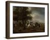 Kicking White Horse-Philips Wouwerman-Framed Art Print