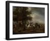 Kicking White Horse-Philips Wouwerman-Framed Art Print