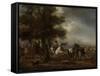 Kicking White Horse-Philips Wouwerman-Framed Stretched Canvas