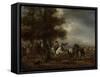 Kicking White Horse-Philips Wouwerman-Framed Stretched Canvas