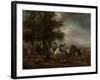 Kicking White Horse-Philips Wouwerman-Framed Art Print