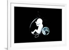 Kid A-Alex Cherry-Framed Premium Giclee Print