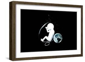 Kid A-Alex Cherry-Framed Art Print