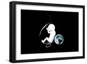 Kid A-Alex Cherry-Framed Art Print