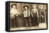 Kid Cowboy Band-null-Framed Stretched Canvas