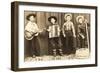 Kid Cowboy Band-null-Framed Art Print