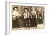 Kid Cowboy Band-null-Framed Art Print