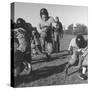 Kid's Football-Francis Miller-Stretched Canvas