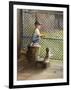 Kid with Baseball-Dianne Dengel-Framed Premium Giclee Print