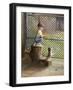 Kid with Baseball-Dianne Dengel-Framed Giclee Print