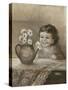 Kid with Daises-Dianne Dengel-Stretched Canvas