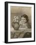 Kid with Daises-Dianne Dengel-Framed Giclee Print