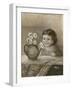 Kid with Daises-Dianne Dengel-Framed Giclee Print