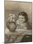 Kid with Daises-Dianne Dengel-Mounted Giclee Print