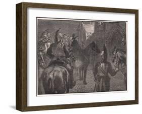 Kidnapping of the Dukes D'Enghien Ad 1804-Henry Marriott Paget-Framed Giclee Print
