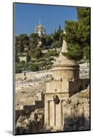 Kidron Valley, the Tomb of Absalom (Also Called Absalom's Pillar) And, on the Background, the Russi-Massimo Borchi-Mounted Photographic Print