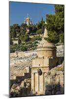 Kidron Valley, the Tomb of Absalom (Also Called Absalom's Pillar) And, on the Background, the Russi-Massimo Borchi-Mounted Photographic Print