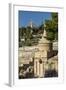 Kidron Valley, the Tomb of Absalom (Also Called Absalom's Pillar) And, on the Background, the Russi-Massimo Borchi-Framed Photographic Print