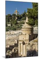 Kidron Valley, the Tomb of Absalom (Also Called Absalom's Pillar) And, on the Background, the Russi-Massimo Borchi-Mounted Photographic Print