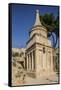 Kidron Valley, the Tomb of Absalom (Also Called Absalom's Pillar)-Massimo Borchi-Framed Stretched Canvas