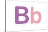 Kids Alphabet Letter B Sign Poster-null-Stretched Canvas