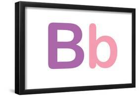 Kids Alphabet Letter B-null-Framed Poster