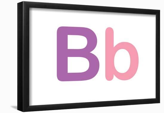 Kids Alphabet Letter B-null-Framed Poster