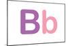 Kids Alphabet Letter B-null-Mounted Poster