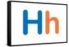 Kids Alphabet Letter H Sign Poster-null-Framed Stretched Canvas