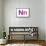 Kids Alphabet Letter N Sign Poster-null-Framed Stretched Canvas displayed on a wall