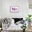 Kids Alphabet Letter N Sign Poster-null-Framed Stretched Canvas displayed on a wall