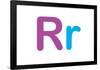 Kids Alphabet Letter R Sign Poster-null-Framed Poster