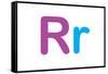 Kids Alphabet Letter R Sign Poster-null-Framed Stretched Canvas