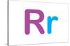 Kids Alphabet Letter R Sign Poster-null-Stretched Canvas