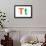 Kids Alphabet Letter T Sign Poster-null-Framed Poster displayed on a wall