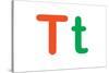 Kids Alphabet Letter T Sign Poster-null-Stretched Canvas