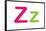 Kids Alphabet Letter Z Sign Poster-null-Framed Poster