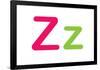 Kids Alphabet Letter Z Sign Poster-null-Framed Poster