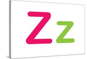 Kids Alphabet Letter Z Sign Poster-null-Stretched Canvas